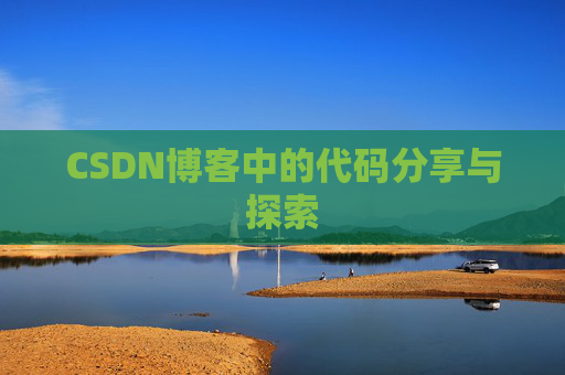 CSDN博客中的代码分享与探索